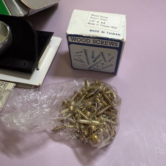 Assortment of Wooden Templates for Crafts Project Matt Cutter, Brass Screws, etc - Picture 7 of 9